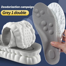 Load image into Gallery viewer, Insole 4D Cloud Technology Sports s for s PU Sole Soft Breathable Shock Absorption Cushion Running Orthopedic Care s shoe pads
