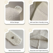 Load image into Gallery viewer, Fashion Cute Bear Ears Knitted Hat Windproof Cold Proof Warm Hat Ear Protector Hat Women
