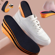 Load image into Gallery viewer, Insole 1.5-3.5cm Invisible Height Increase Sport s Orange EVA Memory Foam s Sole Pad Breathable Comfortable for Men Feet Care shoe pads
