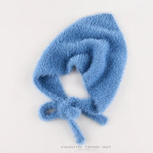 Load image into Gallery viewer, Cute French Style Tie Headband Hat Winter Knitted Yarn Keep Warm Lace-up Cover Headband  Women Headscarf
