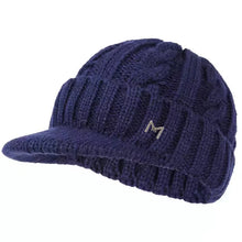 Load image into Gallery viewer, 1pc Unisex Winter Warm Fleece Beanie hat,Trendy Casual Outdoor Running  Knit Dandy Pullover with Brim,Suitable for Skiing,sports
