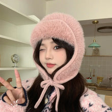 Load image into Gallery viewer, Balaclava Earflaps Ear Protection Hats Warm Cozy Beanies Caps Fleece Knitted Caps Outdoor
