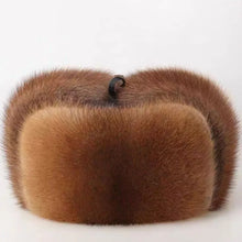 Load image into Gallery viewer, Fashion Thick Warm Winter Bomber Hat Ear Protection Casual Ushanka Fur Hat Windproof Ski Russian Cap Outdoor
