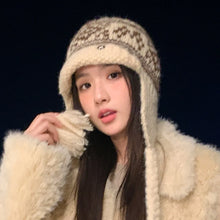 Load image into Gallery viewer, Fashion Thickened Ear Protection Hat Windproof Thermal Knitted Cap Cold Proof Comfortable Winter Warm Hat Outdoor Cycling

