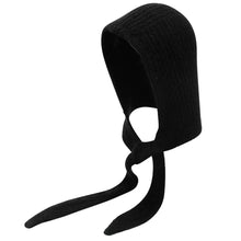 Load image into Gallery viewer, Fashionable Knitted Balaclava Hat Windproof Strap Bow Korean Ins Hood Scarf Thicken Warm Ear Protection Hat Autumn and Winter
