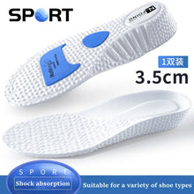 Load image into Gallery viewer, Insole NEW Height Increase Templates Sports Shock Absorption s for Feet Deodorant Orthopedic  for s Men Women  Sole shoe pads

