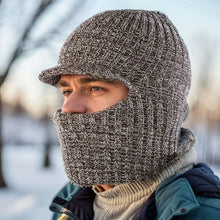 Load image into Gallery viewer, Fashion 2 IN 1 Winter Hat Ear Protection Warm Knitted Cap Thickened Soft Beanie Hats Outdoor
