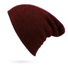 Load image into Gallery viewer, New Solid Color Winter Hats Keep Warm Outdoor Knitted Hat Woman Men Beanies

