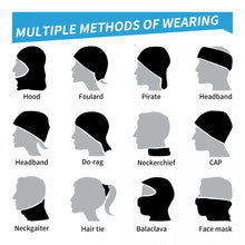 Load image into Gallery viewer, One Hundred Fish Ocean Life Bandana Neck Cover Printed Scuba Diving Balaclavas Mask Scarf Multi-use Headwear Riding Unisex Adult
