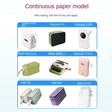 Load image into Gallery viewer, Heat-Sensitive Label Stickers Jingyou P12p15 Vitality Label Printing Paper Name Tape Continuous Thermal Label Paper
