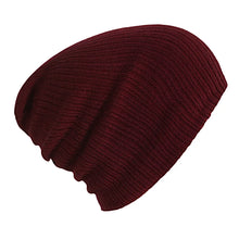 Load image into Gallery viewer, High Quality Solid Cute Winter Hats Multicolors 28*18cm Knitted Hat Girls Autumn Female Baggy Cap
