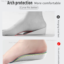 Load image into Gallery viewer, Insole Height Increase s Men Women s Flat Feet Arch Support Orthopedic s Sneakers Heel Lift Memory Foam Soft  Pads shoe pads
