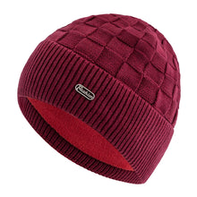 Load image into Gallery viewer, New Unisex Winter Hat Plush Fur Lined Warm Small Square Style Soft Beanie Hats For Men Women Thicken Ski Sports Knitted Hat
