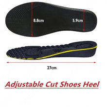 Load image into Gallery viewer, Insole Invisible Height Increase  Foot Acupressure for Men Women Heel Lifting Magnetic Massage Orthopedic Pain Relief  Pad shoe pads
