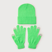 Load image into Gallery viewer, High Quality Cute 2025 Winter Hats with Gloves Girls Autumn Woman New Beanies Ladies Casual Cap
