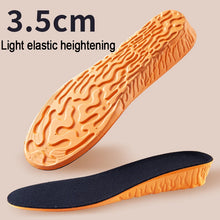 Load image into Gallery viewer, Insole 1.5-3.5cm Invisible Height Increase Sport s Orange EVA Memory Foam s Sole Pad Breathable Comfortable for Men Feet Care shoe pads
