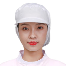 Load image into Gallery viewer, Cook Accessories Breathable Work Wear Hat Dust-proof With Hair Mesh Chef Hat Lightweight Hair Nets Cap Hotel Restaurants
