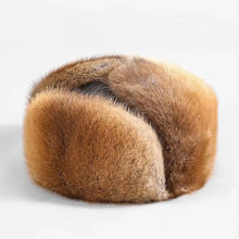 Load image into Gallery viewer, Fashion Thick Warm Winter Bomber Hat Ear Protection Casual Ushanka Fur Hat Windproof Ski Russian Cap Outdoor
