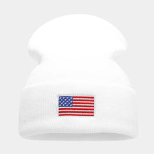 Load image into Gallery viewer, Oohmy Winter Beanie Cuffed Knit Warm Hat for Men Women Youth Boys Girls American Flag Outdoor Ski Sports Hiking Caps
