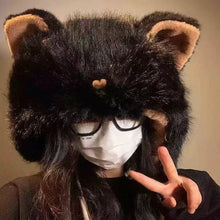 Load image into Gallery viewer, New Fluffy Winter Hat Winter Warm Thicken Fur Bucket Hat Ear Protection Earmuffs Cap Snowy Day
