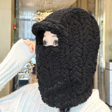 Load image into Gallery viewer, New Warm Scarf Mask Integrated Hat Windproof Coldproof Pullover Cap Polar Fleece Ear Protection Hat for Outdoor Cycling Skiing
