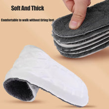 Load image into Gallery viewer, Insole 2pcs Self Heated Thermal s for Feet Winter Warm Wool Thermal Memory Foam for Men Women Sports s Self-heating  Pads shoe pads
