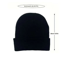 Load image into Gallery viewer, High Quality Woolen Letter Knit Hat Keep Warm Ear Protection Winter Autumn Hats Ladies Casual Cap for Woman/Men
