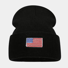 Load image into Gallery viewer, Oohmy Winter Beanie Cuffed Knit Warm Hat for Men Women Youth Boys Girls American Flag Outdoor Ski Sports Hiking Caps
