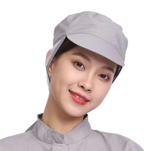 Load image into Gallery viewer, Cook Accessories Breathable Work Wear Hat Dust-proof With Hair Mesh Chef Hat Lightweight Hair Nets Cap Hotel Restaurants
