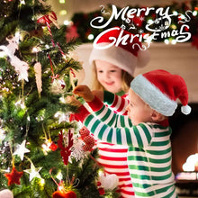Load image into Gallery viewer, Christmas Santa Hat For Adults And Kids Unisex Velvet Cozy Long Plush Red Xmas Hats 2025 New Year's Holiday Party Supplies
