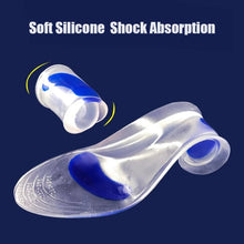 Load image into Gallery viewer, Insole Silicone Gel Medical s for s Men Women Flat Foot Arch Support Orthopedic s for Plantar Fasciitis Relief  Pad shoe pads
