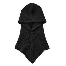 Load image into Gallery viewer, Woolen Winter Balaclava Hat Integrated Design Ear Protection Knitted Hooded Caps Knitted Texture Warmth Element
