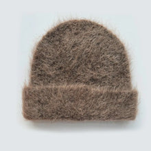 Load image into Gallery viewer, Fashion Winter Warm Alpaca Wool Beanies Cold-proof Snowproof Fluffy Knitted Hat Thicken Bonnet Women Accessories
