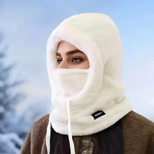 Load image into Gallery viewer, YANBIGUO 1 Pc Warm Balaclava for Women&amp;Men,Winter Hats Sherpa Hood Ski Face Cover,Windproof Furry,Adjustable Hood Cap Scarf
