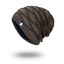 Load image into Gallery viewer, New Fashion Adult Men Knit Warm Beanies Casual Outdoor Star Sport Hat Snow Gorras Soft Thick Snow Hats Women Bonnet Hats
