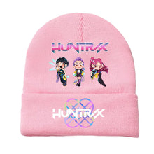 Load image into Gallery viewer, KPop Demon Hunters Winter Cold Hat Knitted Hat Cartoon Anime Warm Fashion Accessories Children's Birthday Christmas Cute Gift
