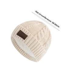 Load image into Gallery viewer, Casual Versatile Winter Knitted Hat Thickened Fleece-lined Couple Beanie Warm Coldproof Beanie Cap Unisex
