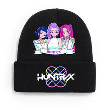 Load image into Gallery viewer, KPop Demon Hunters Winter Cold Hat Knitted Hat Cartoon Anime Warm Fashion Accessories Children's Birthday Christmas Cute Gift
