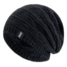 Load image into Gallery viewer, Unisex Fashion Beanie Hat Plush Fur Lined Hats For Men Women Keep Warm Knitted Hat Fashion Solid Ski Sports Winter Cap
