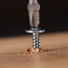Load image into Gallery viewer, #8 Phillips Truss Head Self Drilling Tek Screw Zinc Oxide Sheet Metal Screws Fast Self Tapping Screws Lath to Metal Studs 100Pcs
