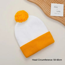 Load image into Gallery viewer, Fashion Color Matching Knitted Hat Elasticity Warm Beanies Cap Windproof Casual Pullover Cap Unisex
