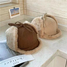Load image into Gallery viewer, Trendy Faux Fur Winter Hat Thick Warm Earflaps Hat Lamb Wool Russian Hat Winter Season for Men and Women
