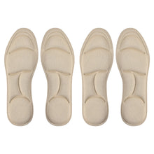 Load image into Gallery viewer, 4PCS 5D Massage Memory Foam Insoles Thickening Breathable Cushion Cushioning Comfort Suitable For High Heels Insoles
