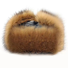 Load image into Gallery viewer, Fashion Thick Warm Winter Bomber Hat Ear Protection Casual Ushanka Fur Hat Windproof Ski Russian Cap Outdoor
