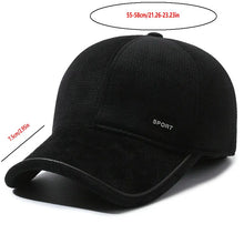 Load image into Gallery viewer, Warm Winter Baseball Cap with Ear Flaps for Men, Auturnn Thick Cap for Gifts
