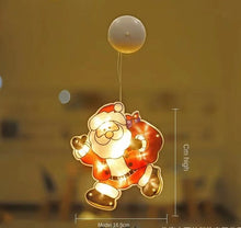 Load image into Gallery viewer, Christmas Decorative Lamp Santa Claus Sucker Lamp Christmas Tree Holiday Modeling Lamp Window Lamp Decoration
