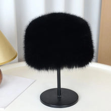 Load image into Gallery viewer, Fashion Plush Fluffy Fur Bucket Hat Warm Furry Fisherman Hat Ear Protection Soft Mongolian Cap Winter
