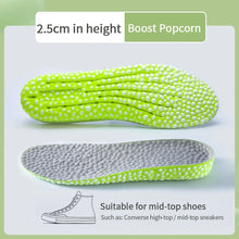 Load image into Gallery viewer, Insole 1Pair Boost Height Increase s s Men Women Soft Comfort Running Sports  for Feet 1.5/2.5/3.5cm Growing  Pads shoe pads
