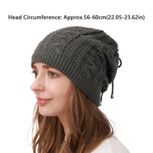 Load image into Gallery viewer, Vintage Thick Knit Beanies Cap Hat Ear Protect Soft Knitted Cap Hat Dual-purpose Warm Cap Autumn Winter
