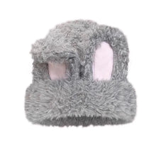 Load image into Gallery viewer, Casual Cute Rabbit Ear Warm Hat Thickened Keep Warm Wool Knitted Hat Windproof Ear Protection Beanie Cap for Women
